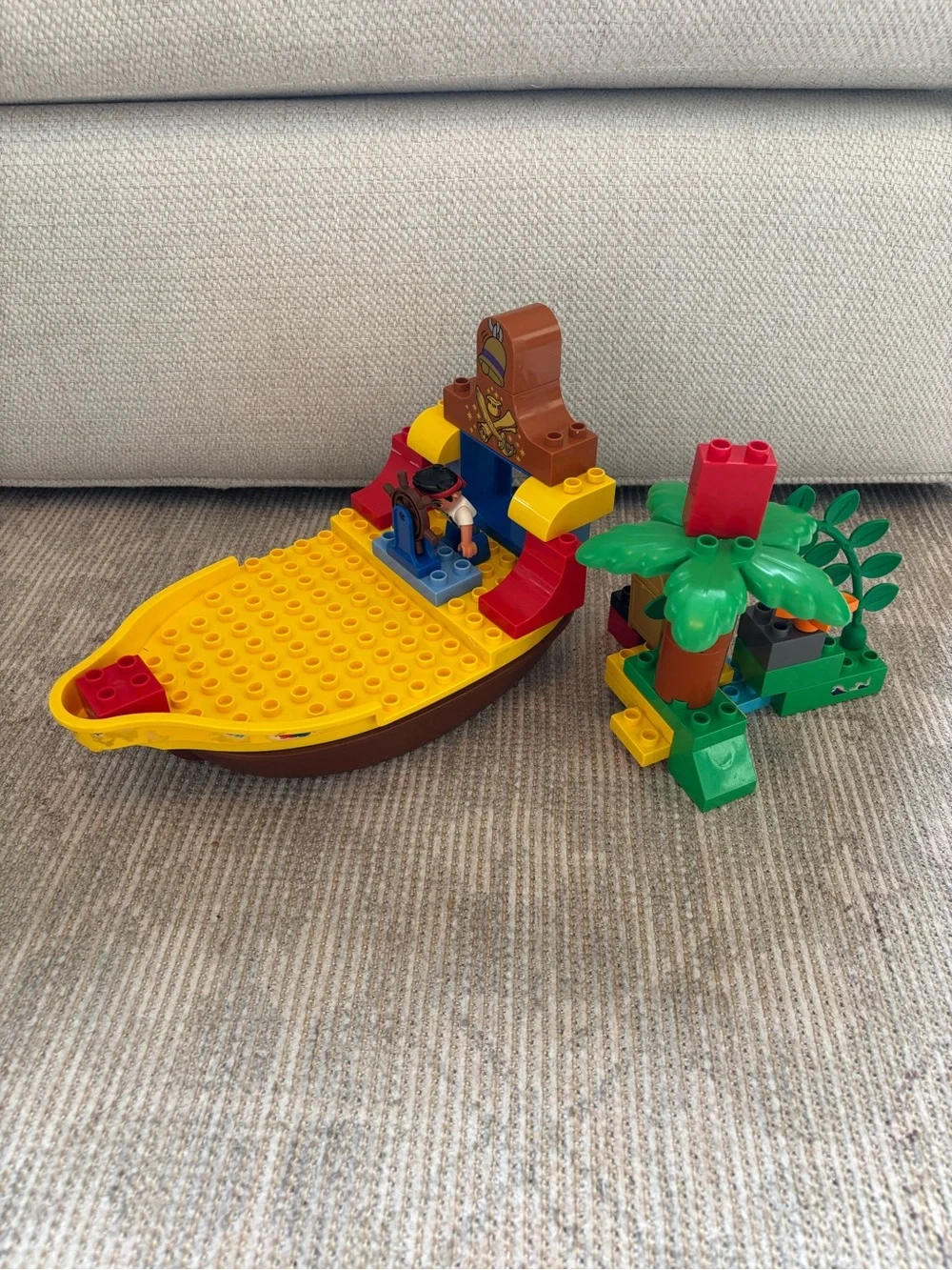LEGO DUPLO Jake’s Pirate Ship Boat building block toy